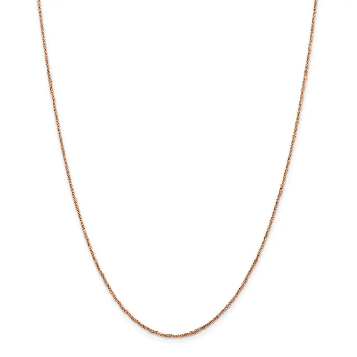 Necklaces 14K Rose Gold 11mm Ropa ChainWBCRSC2716 WB Choice Jewelry