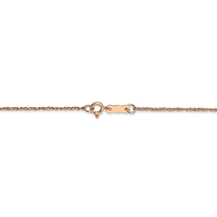 Necklaces 14K Rose Gold 11mm Ropa ChainWBCRSC2716 WB Choice Jewelry Necklaces 14K Rose Gold 11mm Ropa ChainWBCRSC2716 WB Choice Jewelry
