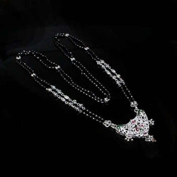 Necklaces Karizma Jewels Indian sterling silver Mangalsutra women Weding chain gift for wife