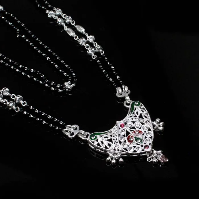 Necklaces Karizma Jewels Indian sterling silver Mangalsutra women Weding chain gift for wife