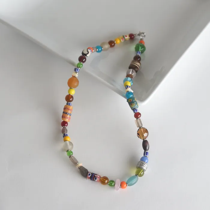 Necklaces projecthavehope2 Lawot Traveler Glass Bead Necklace