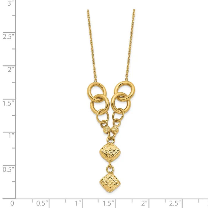 Necklaces WB Choice Jewelry 14K Polished DC w2 in ext NecklaceWBCSF264716 Necklaces WB Choice Jewelry 14K Polished DC w2 in ext NecklaceWBCSF264716