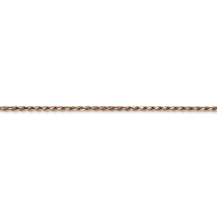 Necklaces WB Choice Jewelry 14k Rose Gold 18mm DC Machinemade Rope ChainWBCR01424 Necklaces WB Choice Jewelry 14k Rose Gold 18mm DC Machinemade Rope ChainWBCR01424