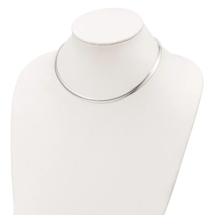 Necklaces WB Choice Jewelry Sterling Silver 45mm Polished Cubetto 16in NecklaceWBCQG536316 Necklaces WB Choice Jewelry Sterling Silver 45mm Polished Cubetto 16in NecklaceWBCQG536316