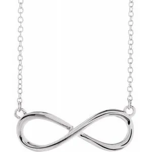 Necklaces WB Choice Jewelry Sterling Silver InfinityInspired 18 Necklace8594760001PSTWBC Necklaces WB Choice Jewelry Sterling Silver InfinityInspired 18 Necklace8594760001PSTWBC