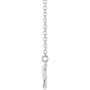 Necklaces WB Choice Jewelry Sterling Silver InfinityInspired 18 Necklace8594760001PSTWBC Necklaces WB Choice Jewelry Sterling Silver InfinityInspired 18 Necklace8594760001PSTWBC