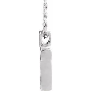 Platinum Petite Cross 1618 NecklaceR45397608PSTWBC WB Choice Jewelry Necklaces Platinum Petite Cross 1618 NecklaceR45397608PSTWBC WB Choice Jewelry Necklaces