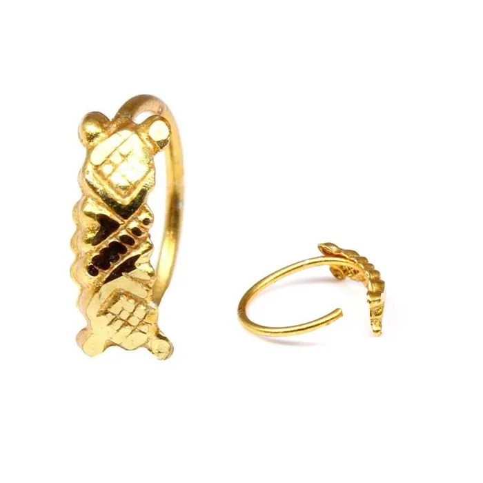 Rings Indian nose Ring nose hoop Ring Asian gold plated Small Karizma Jewels