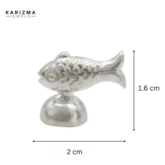 Rings Karizma Jewels 925 Real Sterling Silver Fish for Lal kitab red book and astrological remedies