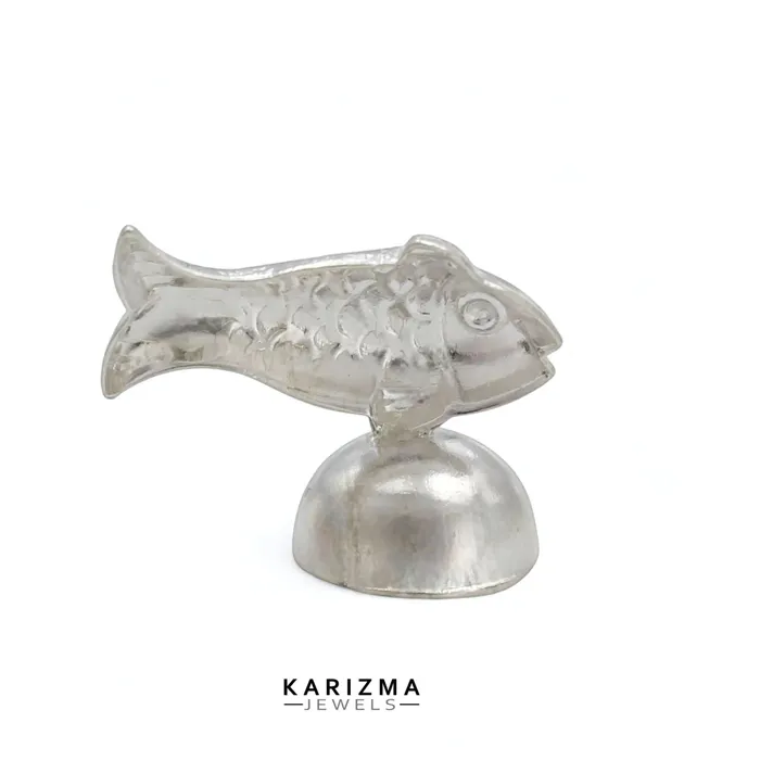 Rings Karizma Jewels 925 Real Sterling Silver Fish for Lal kitab red book and astrological remedies