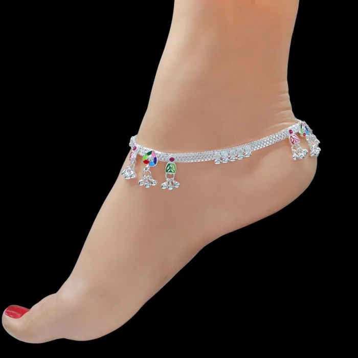 Rings Karizma Jewels Real Sterling Silver Indian women brides collection Anklets Ankle Pair 103
