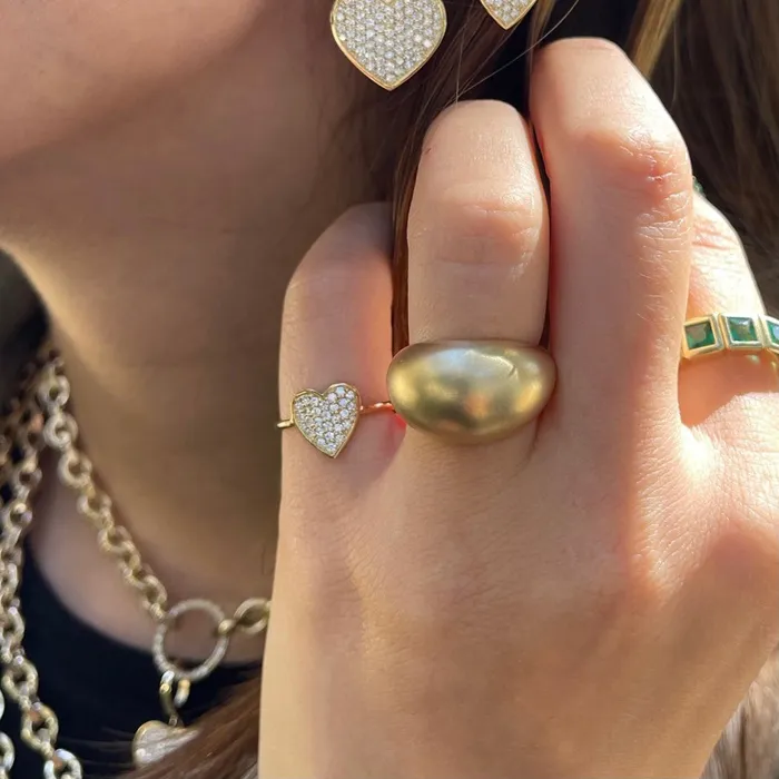 Rings MS X SRJ Diamond Pinky Ring Shylee Rose Jewelry