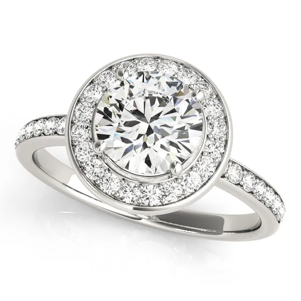 Rings Overnight Mountings Bridal Halo Diamond Engagement Ring