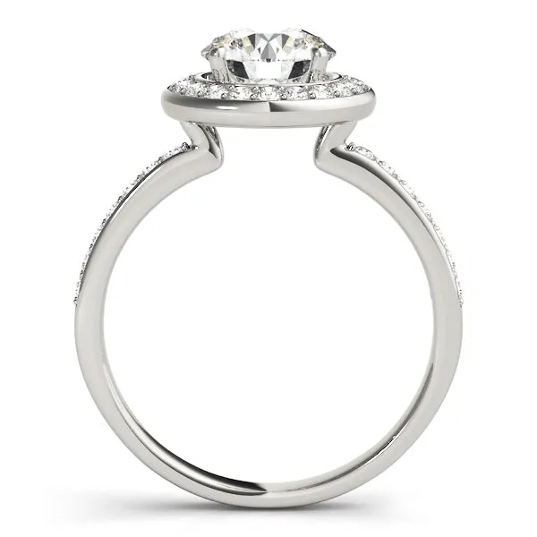Rings Overnight Mountings Bridal Halo Diamond Engagement Ring