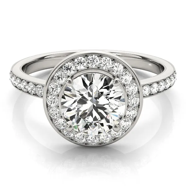 Rings Overnight Mountings Bridal Halo Diamond Engagement Ring