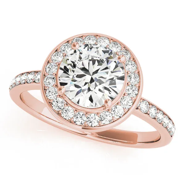 Rings Overnight Mountings Bridal Halo Diamond Engagement Ring