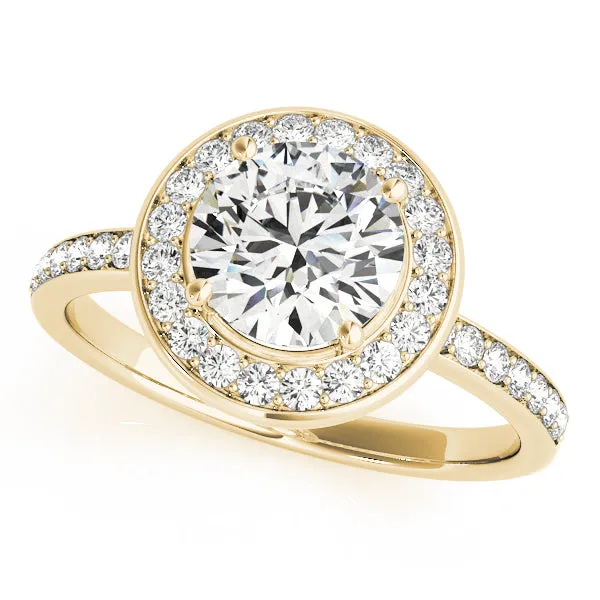 Rings Overnight Mountings Bridal Halo Diamond Engagement Ring