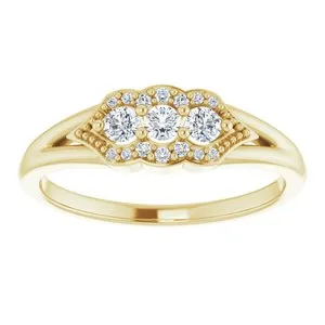 Rings WB Choice Jewelry 14K Yellow 15 CTW Diamond Stackable Ring124026605PSTWBC Rings WB Choice Jewelry 14K Yellow 15 CTW Diamond Stackable Ring124026605PSTWBC