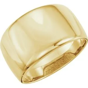 Rings WB Choice Jewelry 14K Yellow Dome Ring51397101PSTWBC