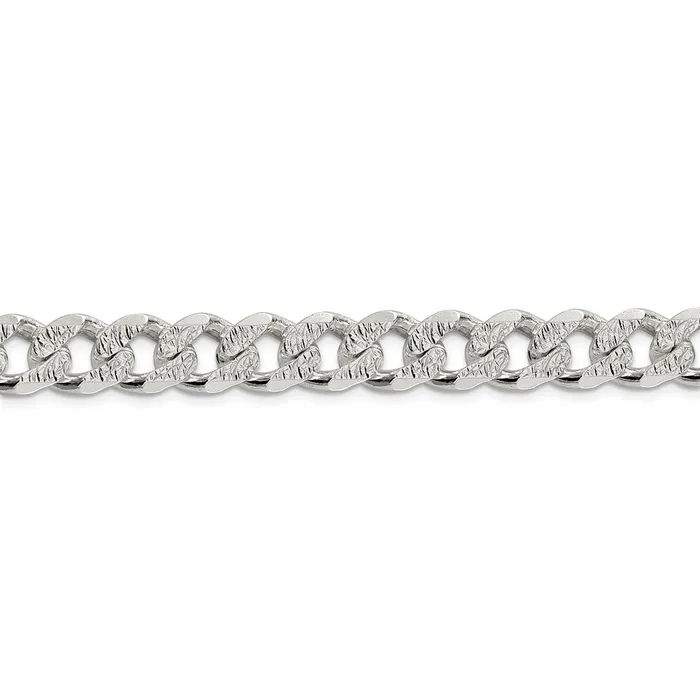 Sterling Silver 105mm Pav Curb ChainWBCQCF30024 WB Choice Jewelry Necklaces Sterling Silver 105mm Pav Curb ChainWBCQCF30024 WB Choice Jewelry Necklaces