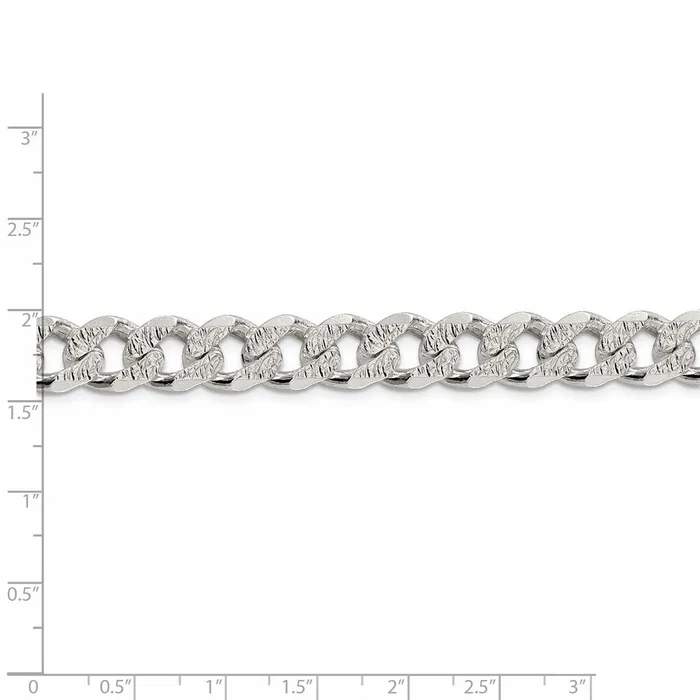 Sterling Silver 105mm Pav Curb ChainWBCQCF30024 WB Choice Jewelry Necklaces Sterling Silver 105mm Pav Curb ChainWBCQCF30024 WB Choice Jewelry Necklaces