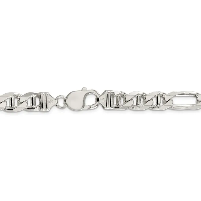 Sterling Silver 875mm Figaro Anchor ChainWBCQAF2509 WB Choice Jewelry Rings Sterling Silver 875mm Figaro Anchor ChainWBCQAF2509 WB Choice Jewelry Rings