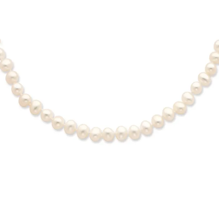 Sterling Silver Rhodium 56mm White Freshwater Cultured Pearl NecklaceWBCQH476918 WB Choice Jewelry Necklaces Sterling Silver Rhodium 56mm White Freshwater Cultured Pearl NecklaceWBCQH476918 WB Choice Jewelry Necklaces