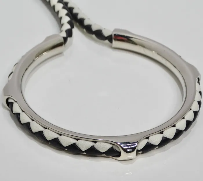 Vintage by Misty Necklaces Hermes Kyoto Leather Necklace