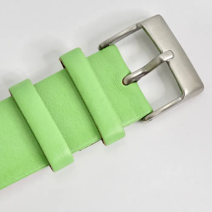 Vintage by Misty Watches Moschino 1980s Green Leather Watch