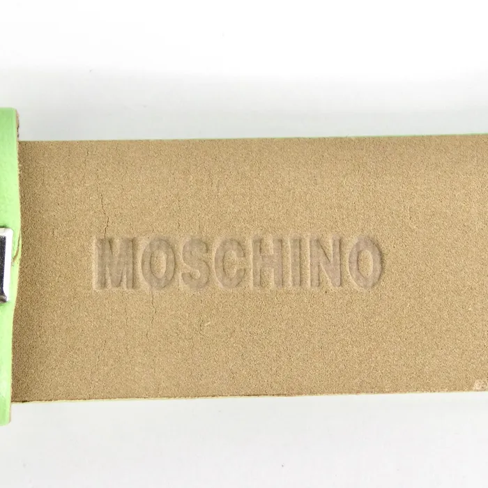 Vintage by Misty Watches Moschino 1980s Green Leather Watch