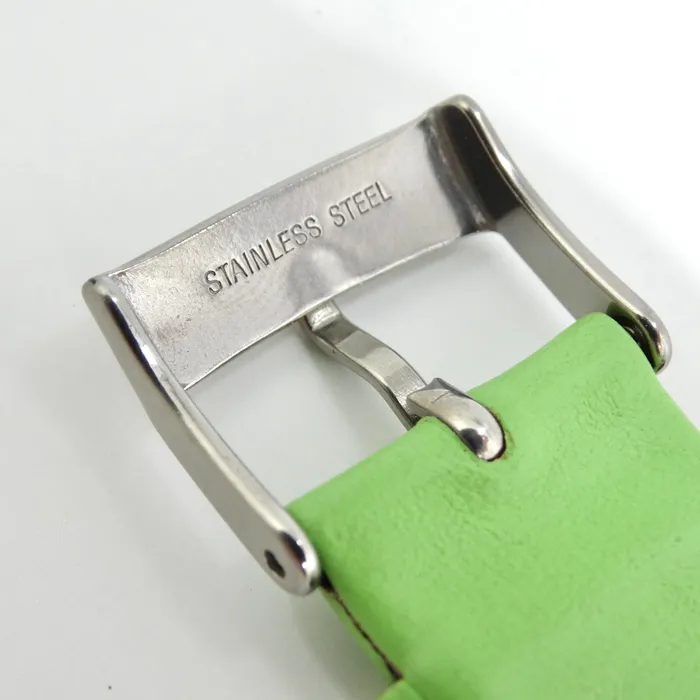 Vintage by Misty Watches Moschino 1980s Green Leather Watch