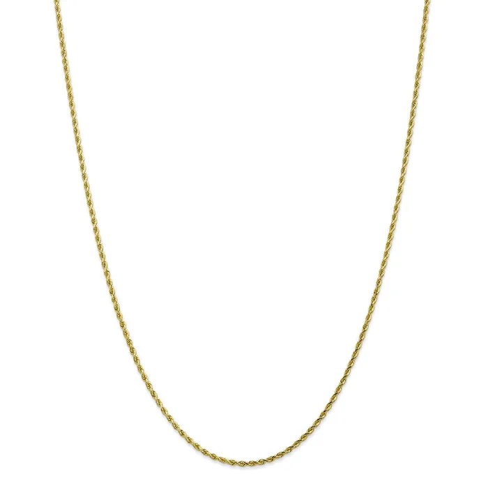 WB Choice Jewelry 10k 175m Diamondcut Rope ChainWBC10K01422 Necklaces