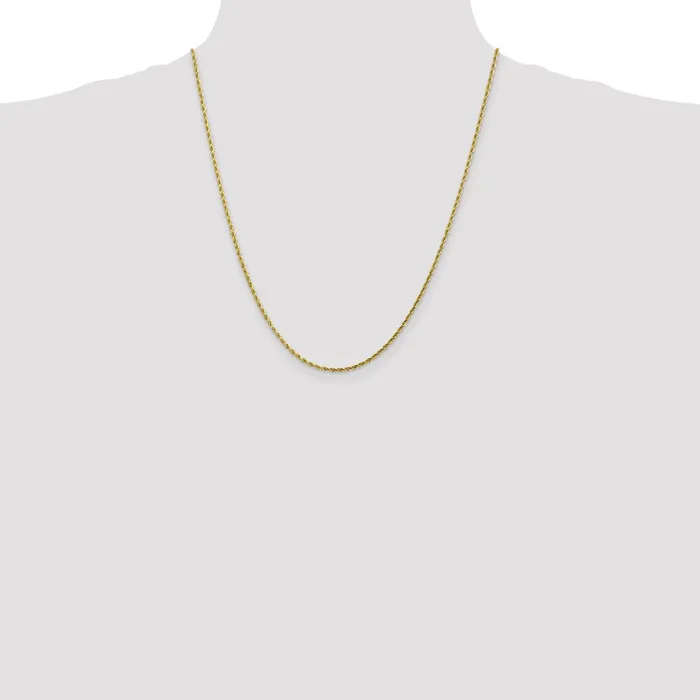 WB Choice Jewelry 10k 175m Diamondcut Rope ChainWBC10K01422 Necklaces WB Choice Jewelry 10k 175m Diamondcut Rope ChainWBC10K01422 Necklaces