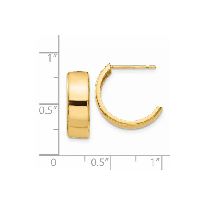 WB Choice Jewelry 14K Hoop EarringsWBCE683 Earrings WB Choice Jewelry 14K Hoop EarringsWBCE683 Earrings