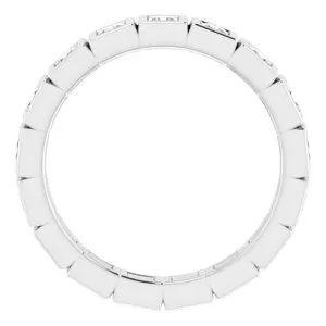 WB Choice Jewelry 14K White 78 CTW Diamond Eternity Band 12362460157PSTWBC Rings WB Choice Jewelry 14K White 78 CTW Diamond Eternity Band 12362460157PSTWBC Rings