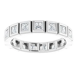 WB Choice Jewelry 14K White 78 CTW Diamond Eternity Band 12362460157PSTWBC Rings WB Choice Jewelry 14K White 78 CTW Diamond Eternity Band 12362460157PSTWBC Rings
