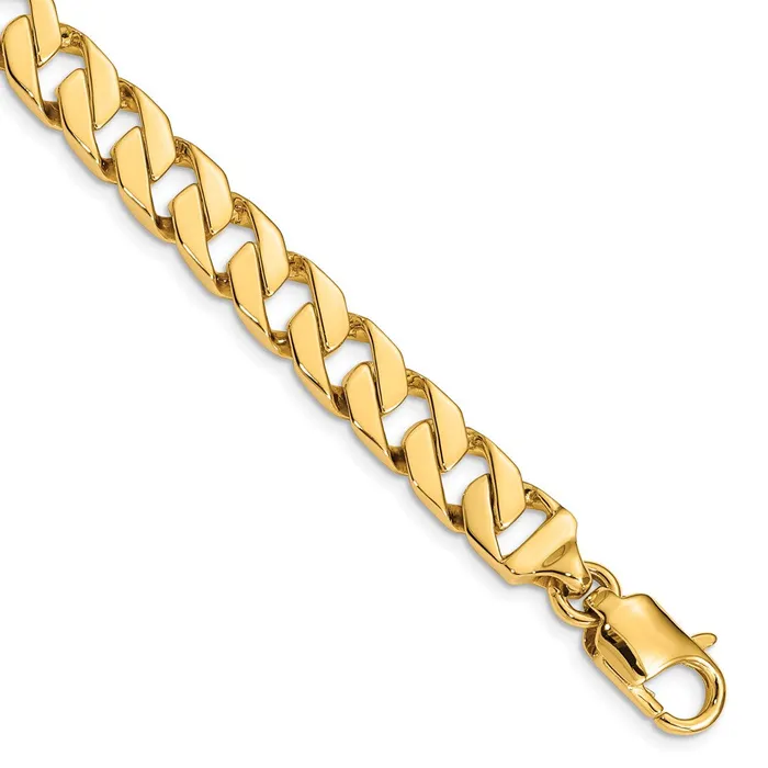 WB Choice Jewelry Bracelets 14k 85mm Handpolished Fancy Link BraceletWBCLK2568 WB Choice Jewelry Bracelets 14k 85mm Handpolished Fancy Link BraceletWBCLK2568