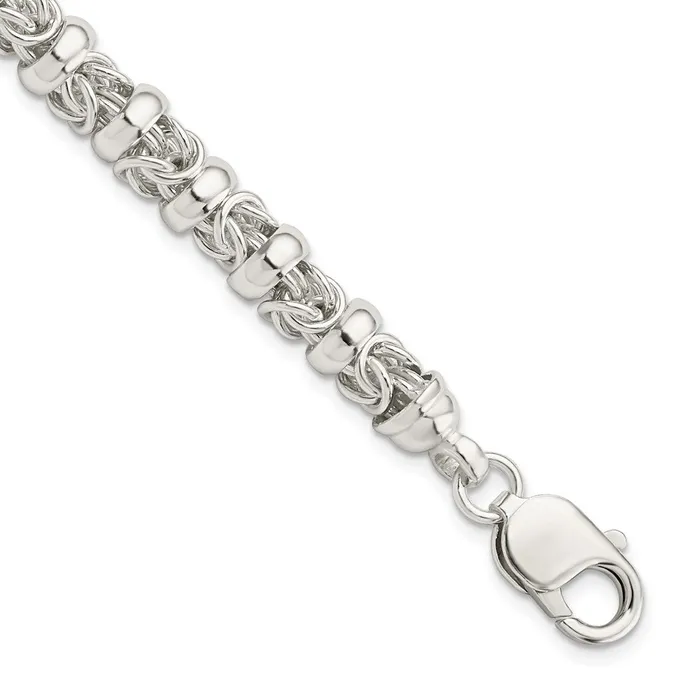 WB Choice Jewelry Bracelets Sterling Silver Fancy Byzantine BraceletWBCQG587475 WB Choice Jewelry Bracelets Sterling Silver Fancy Byzantine BraceletWBCQG587475