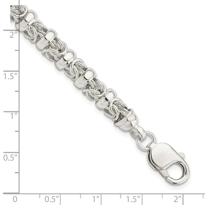 WB Choice Jewelry Bracelets Sterling Silver Fancy Byzantine BraceletWBCQG587475 WB Choice Jewelry Bracelets Sterling Silver Fancy Byzantine BraceletWBCQG587475