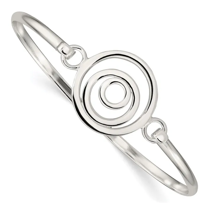 WB Choice Jewelry Bracelets Sterling Silver Mutlicircle Bangle BraceletWBCQB409 WB Choice Jewelry Bracelets Sterling Silver Mutlicircle Bangle BraceletWBCQB409