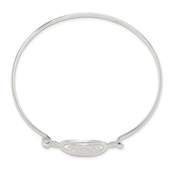 WB Choice Jewelry Bracelets Sterling Silver Mutlicircle Bangle BraceletWBCQB409 WB Choice Jewelry Bracelets Sterling Silver Mutlicircle Bangle BraceletWBCQB409