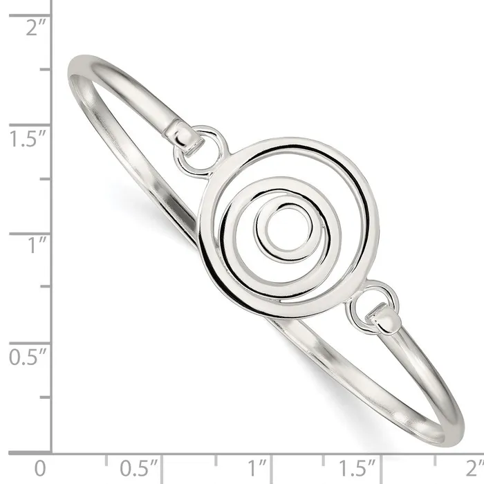 WB Choice Jewelry Bracelets Sterling Silver Mutlicircle Bangle BraceletWBCQB409 WB Choice Jewelry Bracelets Sterling Silver Mutlicircle Bangle BraceletWBCQB409