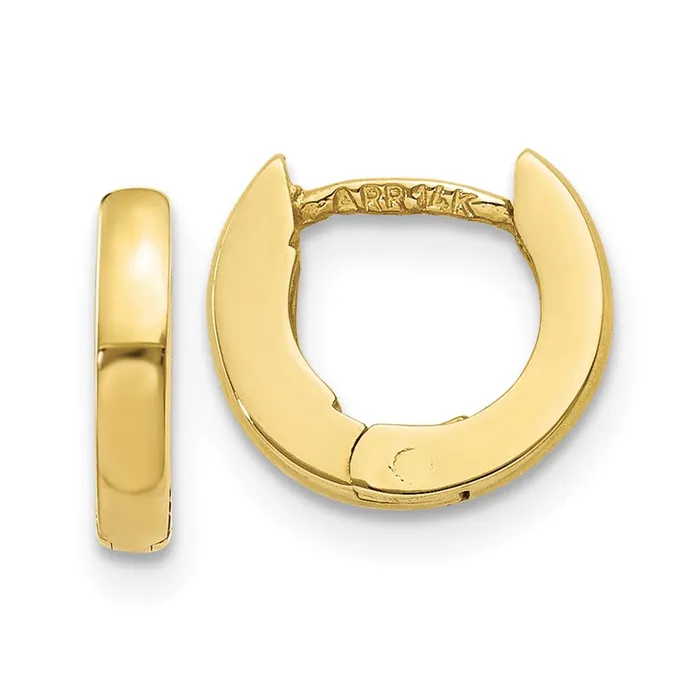 WB Choice Jewelry Earrings 10k Polished Hinged EarringsWBC10XY114