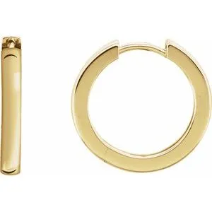 WB Choice Jewelry Earrings 14K Yellow 18 mm Hinged Hoop Earrings20172136038PSTWBC WB Choice Jewelry Earrings 14K Yellow 18 mm Hinged Hoop Earrings20172136038PSTWBC