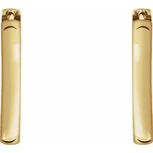 WB Choice Jewelry Earrings 14K Yellow 18 mm Hinged Hoop Earrings20172136038PSTWBC WB Choice Jewelry Earrings 14K Yellow 18 mm Hinged Hoop Earrings20172136038PSTWBC