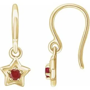 WB Choice Jewelry Earrings 14K Yellow 3 mm Round July Youth Star Birthstone Earrings653420616PSTWBC WB Choice Jewelry Earrings 14K Yellow 3 mm Round July Youth Star Birthstone Earrings653420616PSTWBC