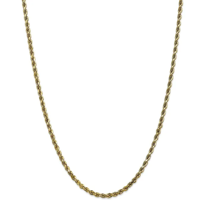 WB Choice Jewelry Necklaces 10k 35mm Diamondcut Rope ChainWBC10K02526 WB Choice Jewelry Necklaces 10k 35mm Diamondcut Rope ChainWBC10K02526