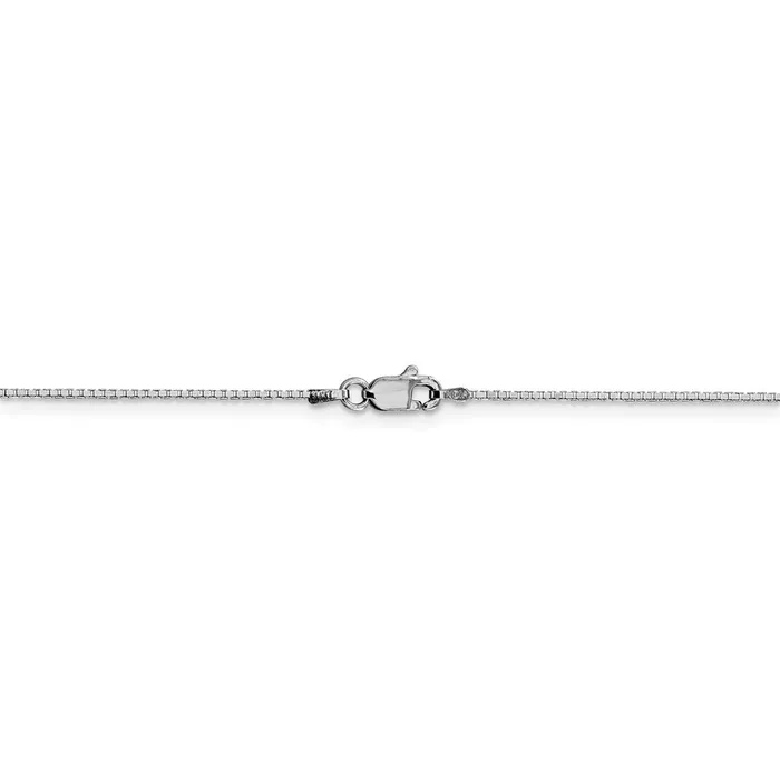 WB Choice Jewelry Necklaces 10k White Gold 1mm Box ChainWBC10KWB10024 WB Choice Jewelry Necklaces 10k White Gold 1mm Box ChainWBC10KWB10024