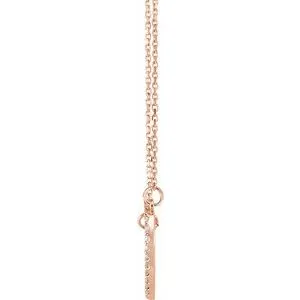 WB Choice Jewelry Necklaces 14K Rose 15 CTW Diamond Small Heart 16 Necklace66415100008PSTWBC WB Choice Jewelry Necklaces 14K Rose 15 CTW Diamond Small Heart 16 Necklace66415100008PSTWBC