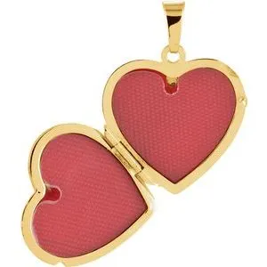 WB Choice Jewelry Necklaces 14K Yellow 179x17 mm Heart Locket21906241025PSTWBC WB Choice Jewelry Necklaces 14K Yellow 179x17 mm Heart Locket21906241025PSTWBC